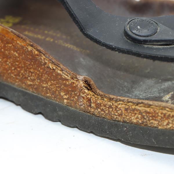 Birkenstock Gizeh infradito nero in microfibra EU 36 donna