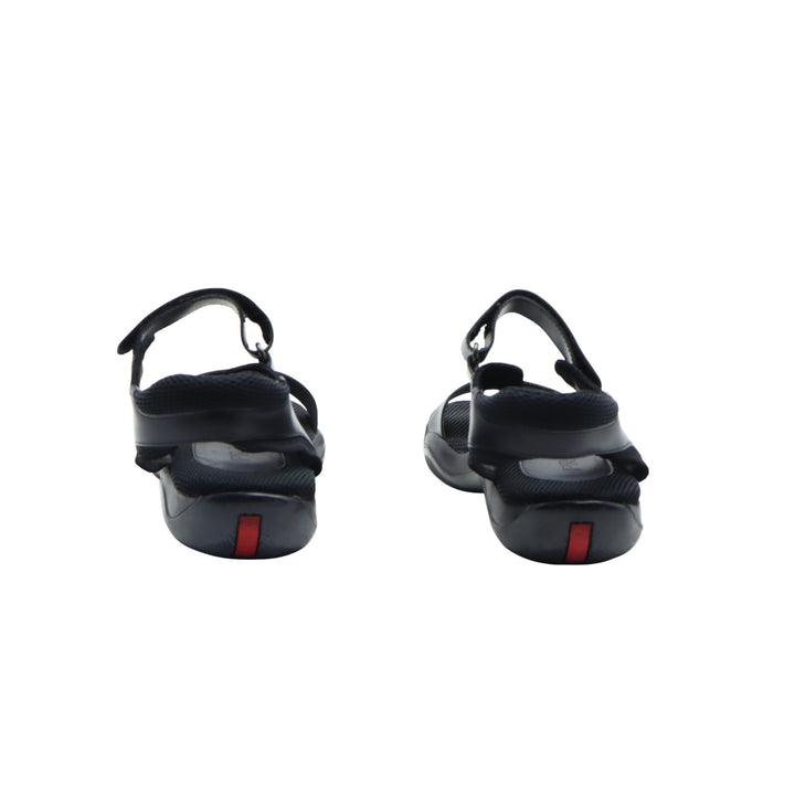 Prada Linea Rossa Sandalo Nero Eu 39 Donna