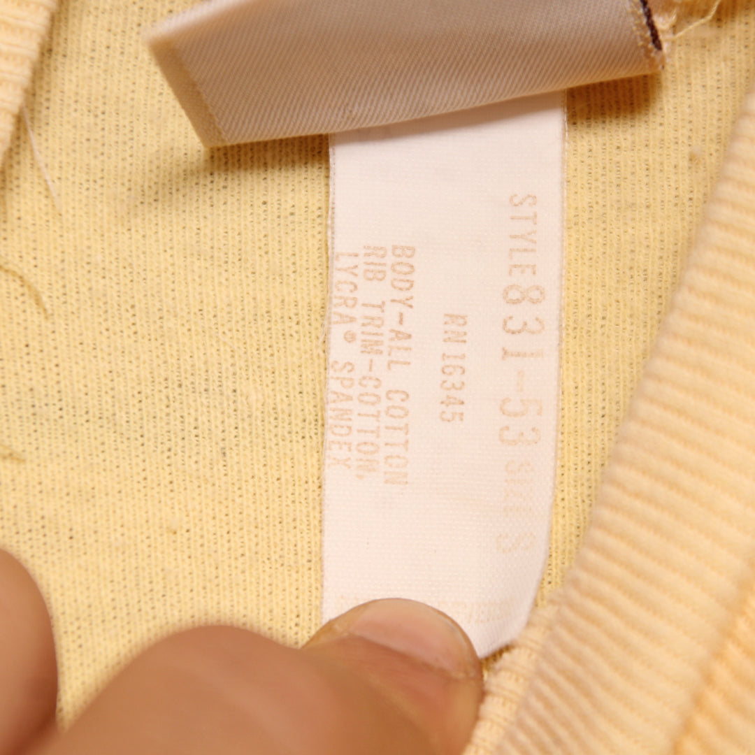 Lee Maglione Gialla Taglia S Donna Made in USA