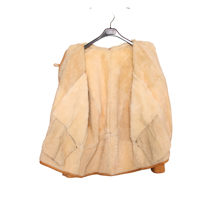 Shearling Montone Vintage Beige Taglia 56 Uomo