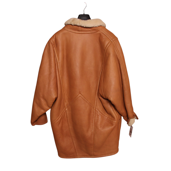 Shearling montone vintage marrone taglia 40 unisex