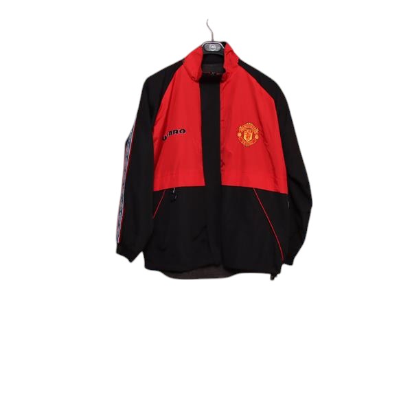 manchester united giacca adidas nera e rossa Umbro Manchester United giacca nera e rossa taglia S uomo