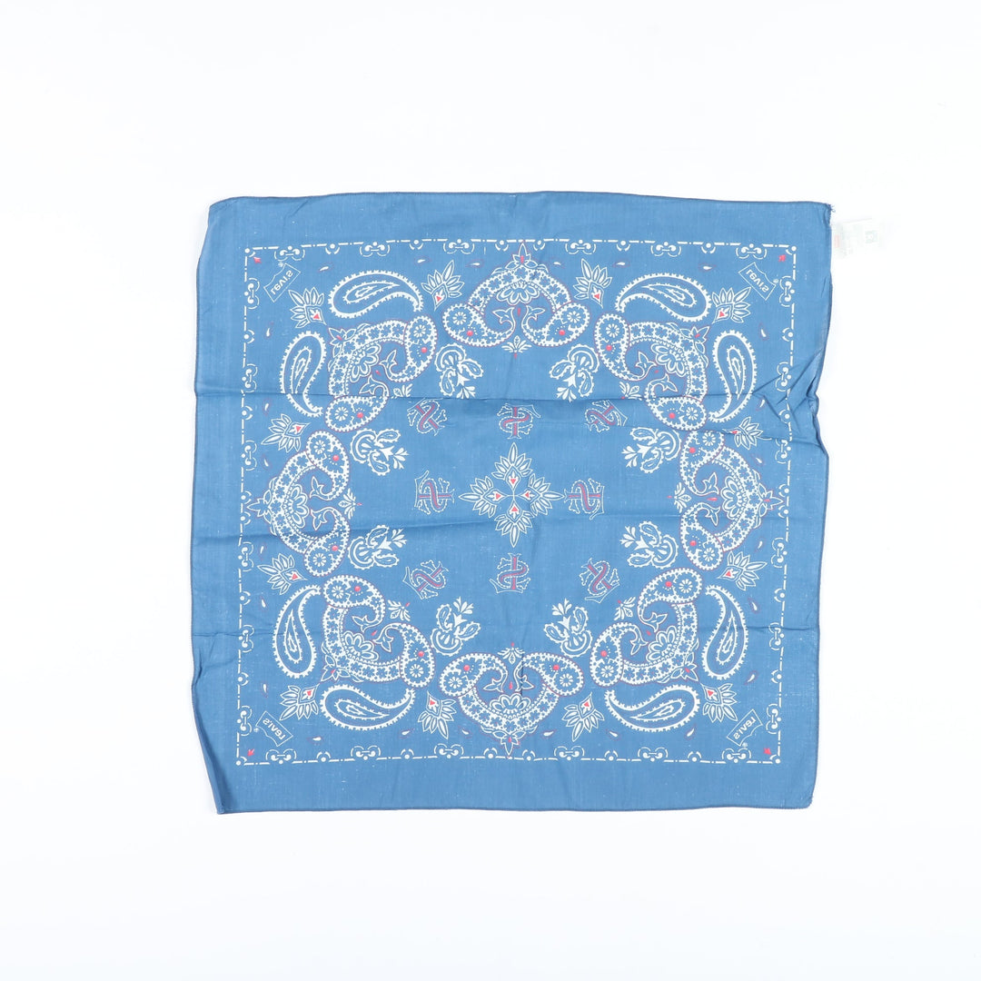 Levi's Bandana Deadstock Nuovo Unisex Blu a fantasia Vintage