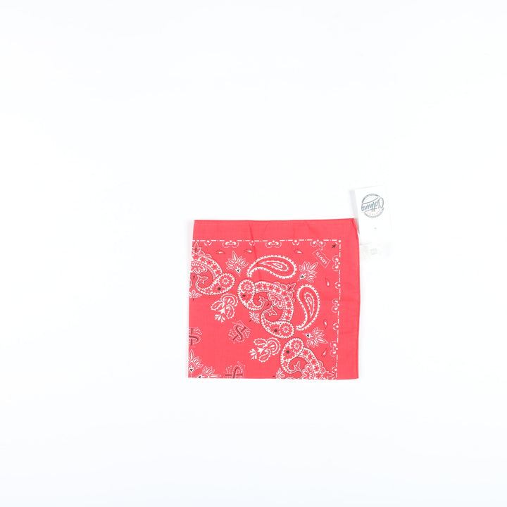 Levi's Bandana Deadstock Nuovo Unisex Rosso a fantasia Vintage