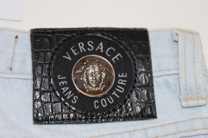 Versace Mom Fit Jeans Denim W28 Donna