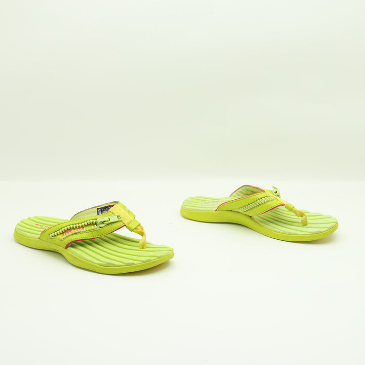 Diesel Infradito Verde Eur 38.5 Unisex