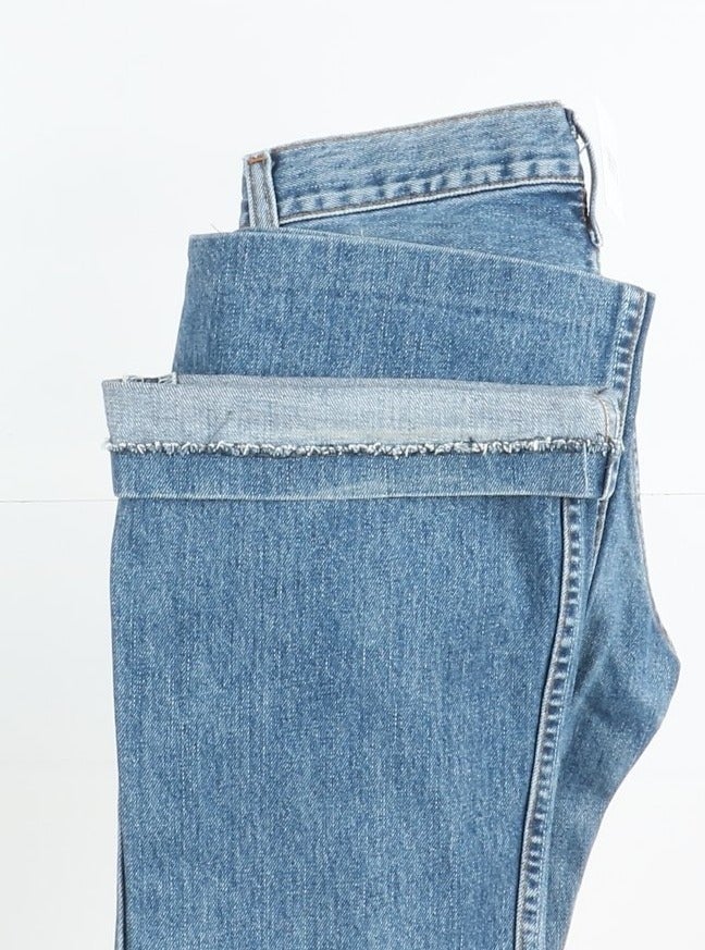 Levi's 516 Flare Bootcut W26 L34 Denim Unisex Vita Alta
