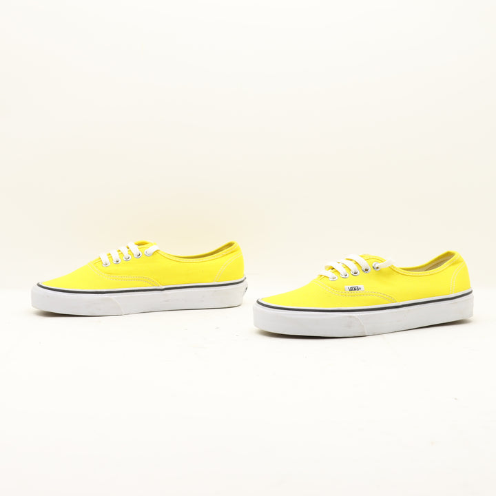 Vans Authentic Basse Gialle Eur 38.5 Unisex