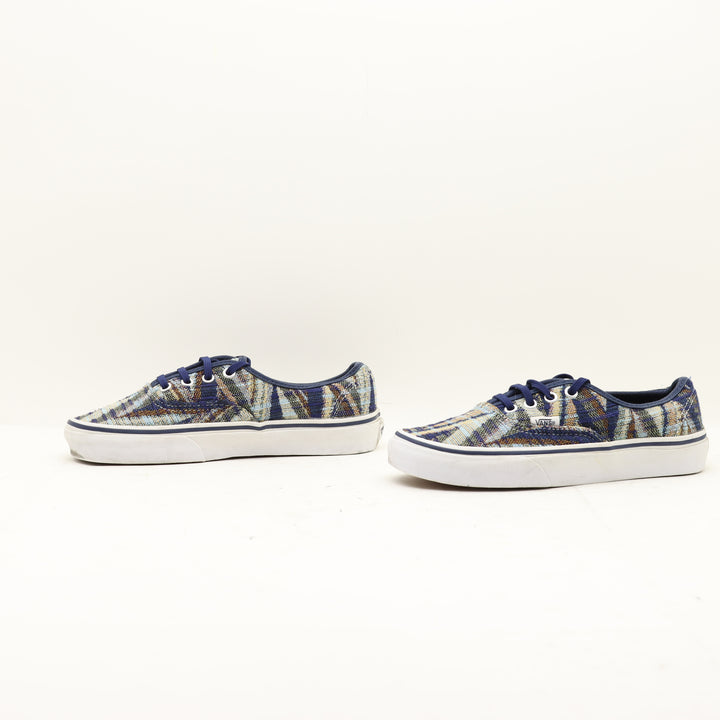 Vans Authentic Basse Blu con Fantasia Eur 36.5 Unisex