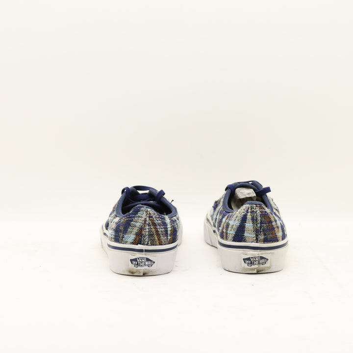 Vans Authentic Basse Blu con Fantasia Eur 36.5 Unisex