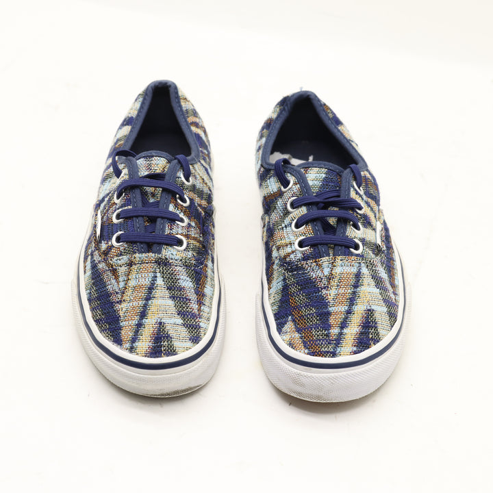 Vans Authentic Basse Blu con Fantasia Eur 36.5 Unisex