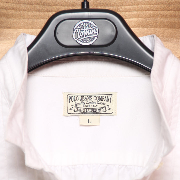 Camicia Ralph Laurant Polo Jeans Company Bianca Taglia L Donna