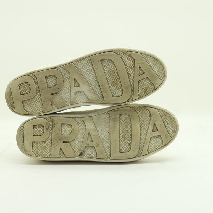 Prada Scarpe Bianche Eu 37.5 Donna