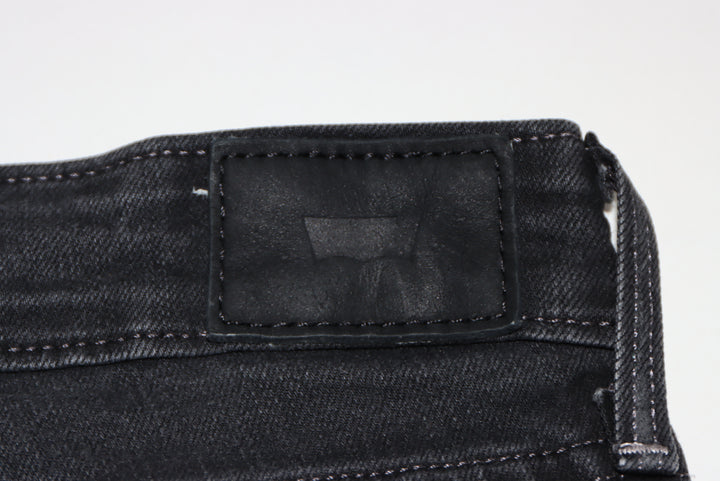 Levi's Mid Rise Skinny Jeans Nero W28 L32 Donna