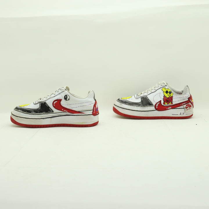 Nike Air Force 1 Scarpe Bianche Custom Eu 40 Donna
