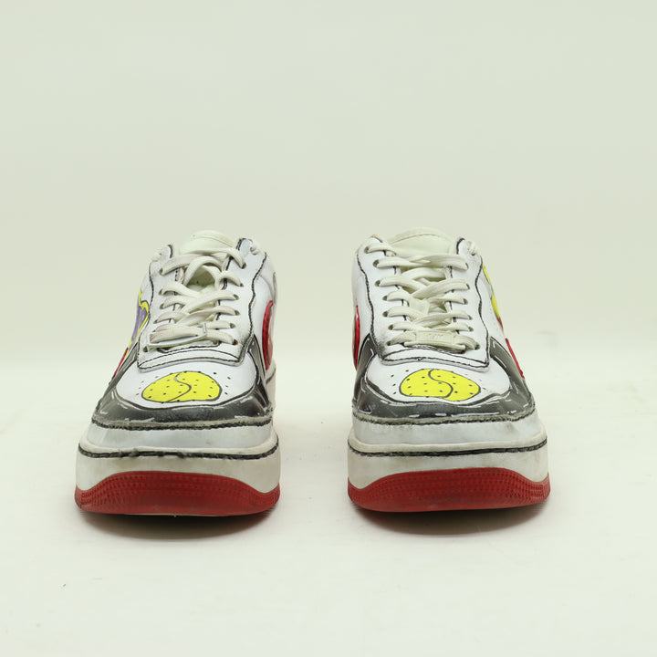 Nike Air Force 1 Scarpe Bianche Custom Eu 40 Donna
