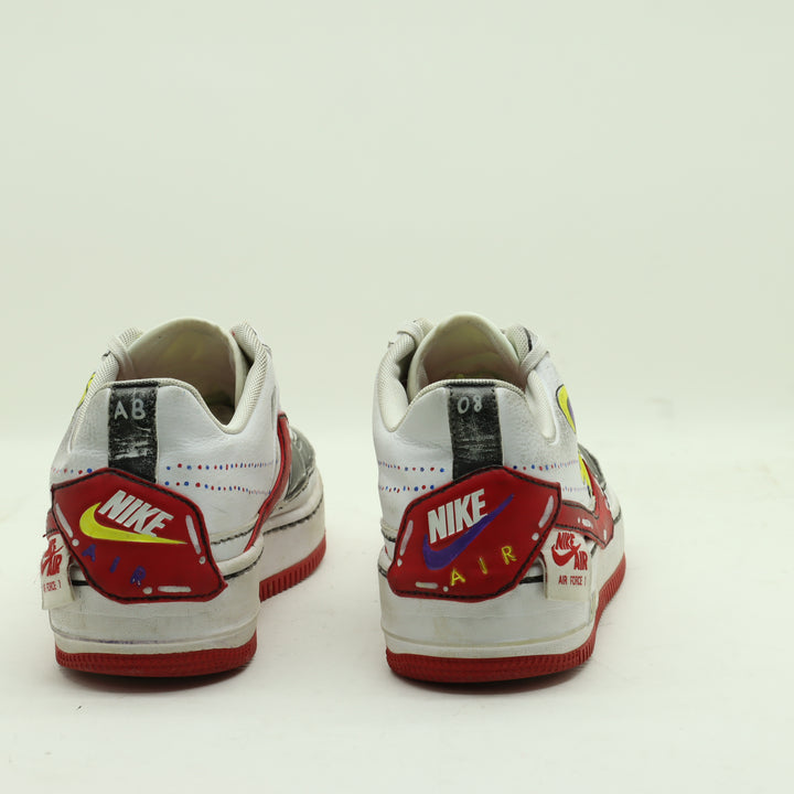 Nike Air Force 1 Scarpe Bianche Custom Eu 40 Donna