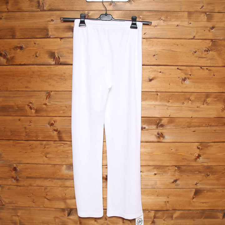 Fred Perry Pantalone Tuta Bianco e Verde Unisex Taglia 38