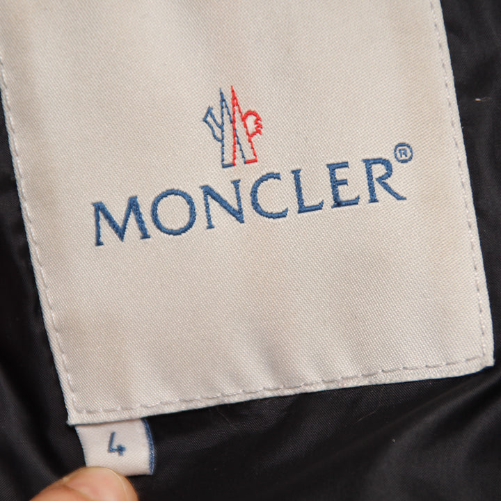 Moncler Giubbotto Nero Taglia XL Donna