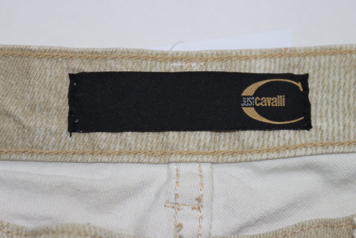 Roberto Cavalli Palazzo Jeans Beige XS Donna