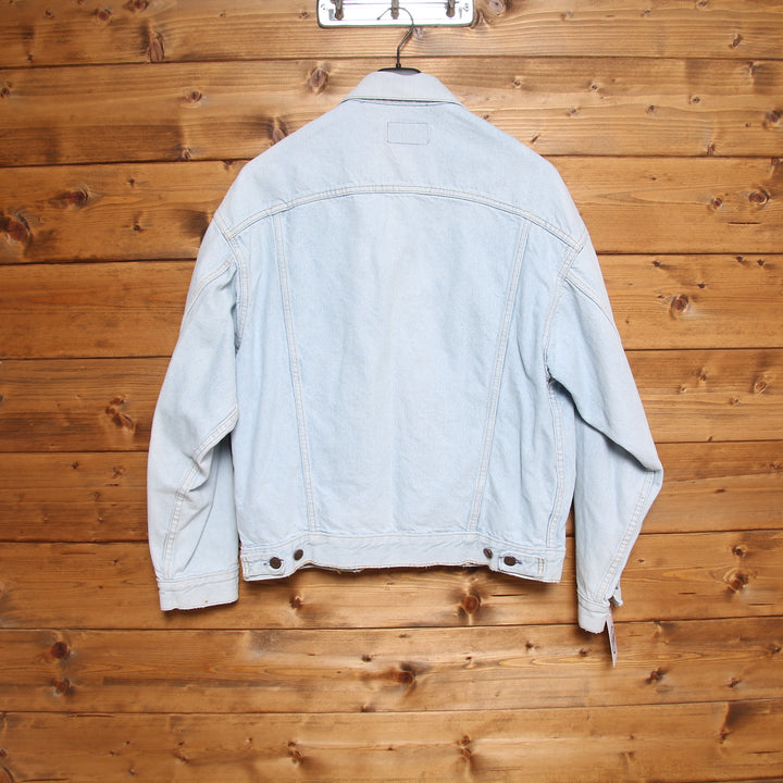 Levi's Giacca di Jeans Denim Taglia L Uomo Made in USA
