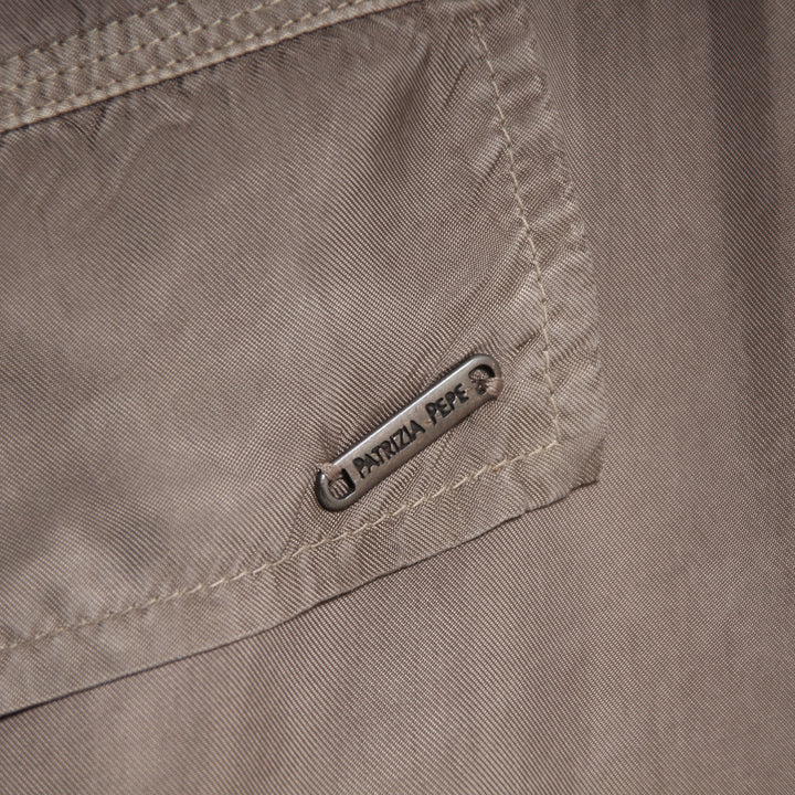 Patrizia Pepe Pantalone Tuta Marrone Taglia 42 Donna