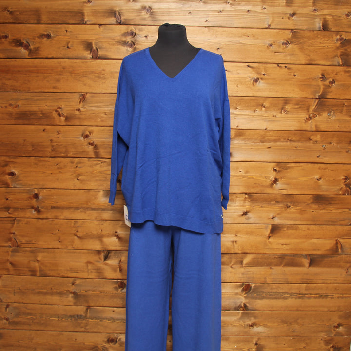 Akuaketa AKK 1254 Completo Blu Elettrico Taglia M/L Donna Deadstock w/Tags