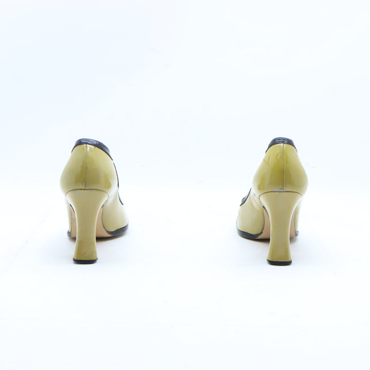 Prada Décolleté Giallo Eu 37 Donna