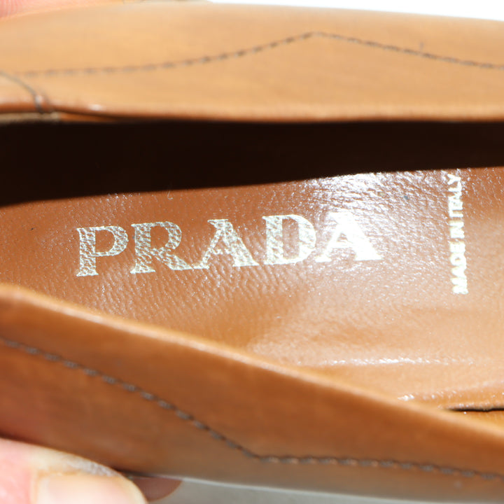 Prada Décolleté Marrone Eu 41 Donna