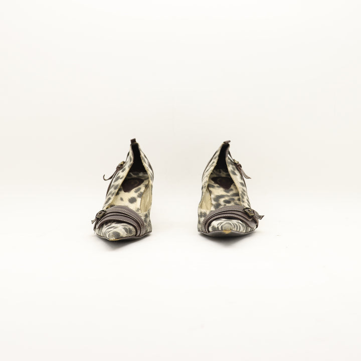 Just Cavalli Scarpe Decollete Beige e Marrone EU 40 Donna