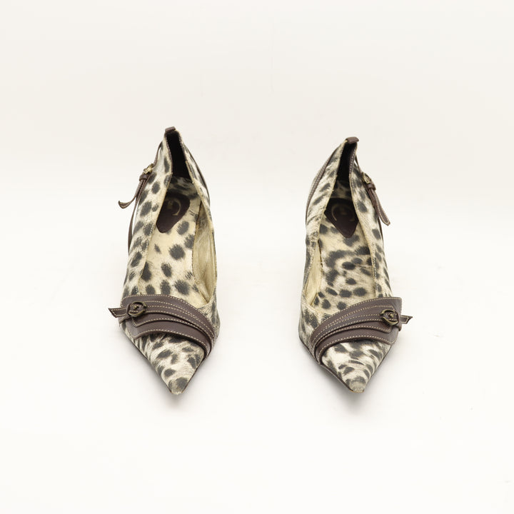 Just Cavalli Scarpe Decollete Beige e Marrone EU 40 Donna