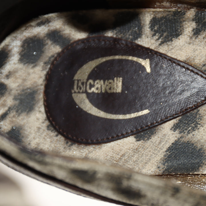 Just Cavalli Scarpe Decollete Beige e Marrone EU 40 Donna