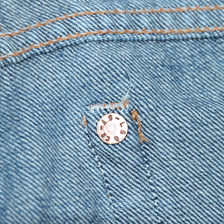 Levi's 501 Rivets Big E Selvedge Denim W30 L34 Unisex Made in USA