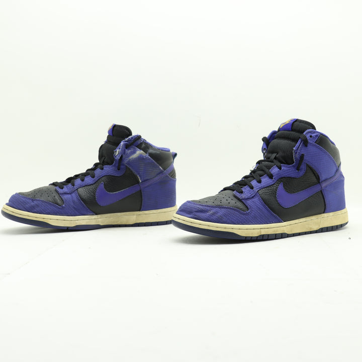 Nike Dunk High Nere e Viola Eur 45 Uomo