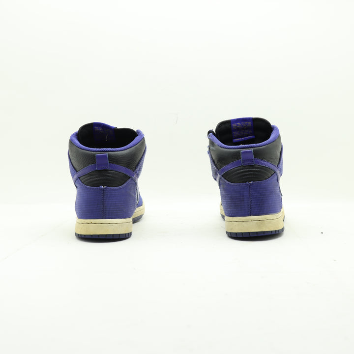 Nike Dunk High Nere e Viola Eur 45 Uomo