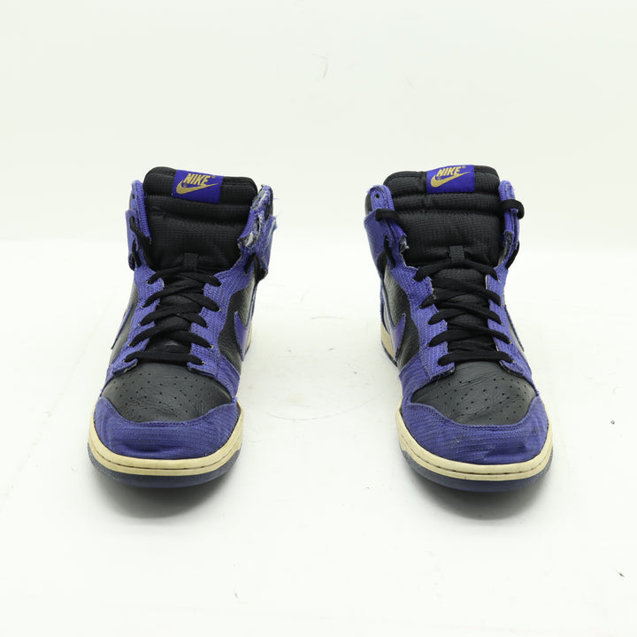Nike Dunk High Nere e Viola Eur 45 Uomo