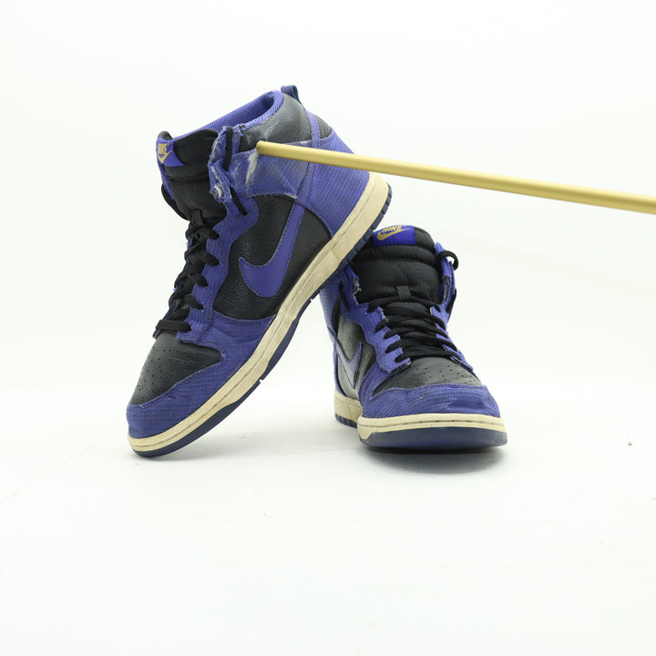 Nike Dunk High Nere e Viola Eur 45 Uomo