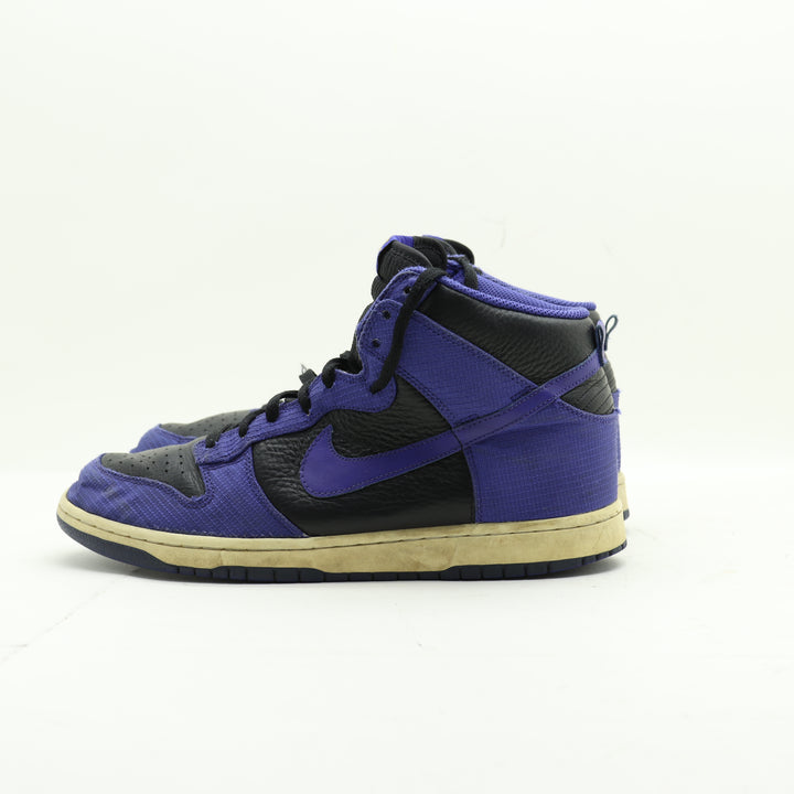 Nike Dunk High Nere e Viola Eur 45 Uomo