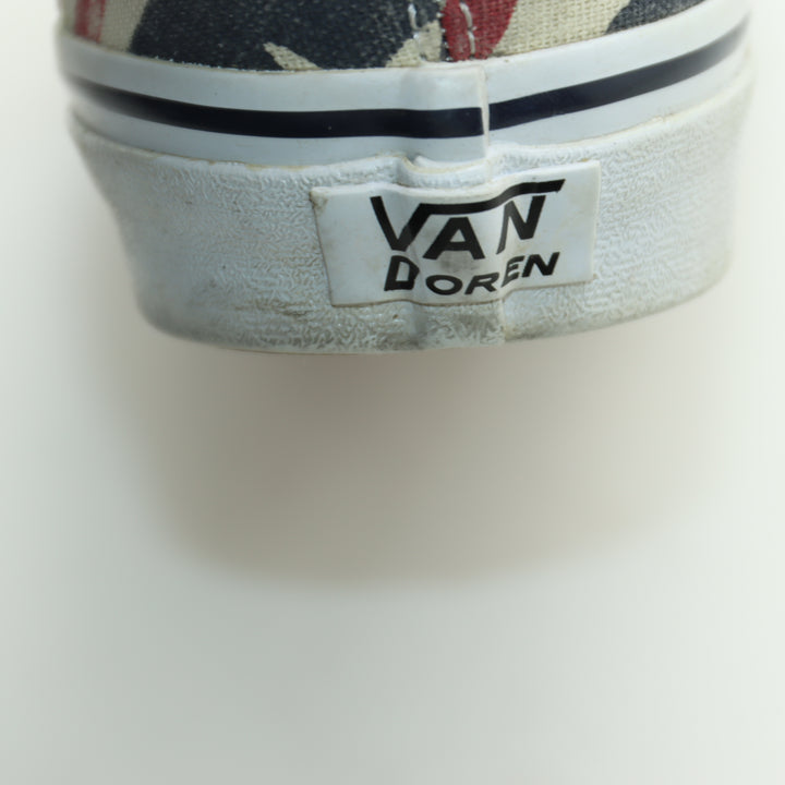 Vans Retro Van Doren Scarpe Basse Bianca, Rossa e Blu Eur 43 Uomo