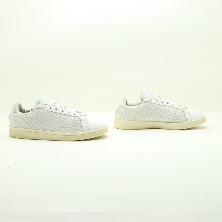Scarpe Adidas Cloud Foam Advantage Pelle Fr 42 Bianco Uomo