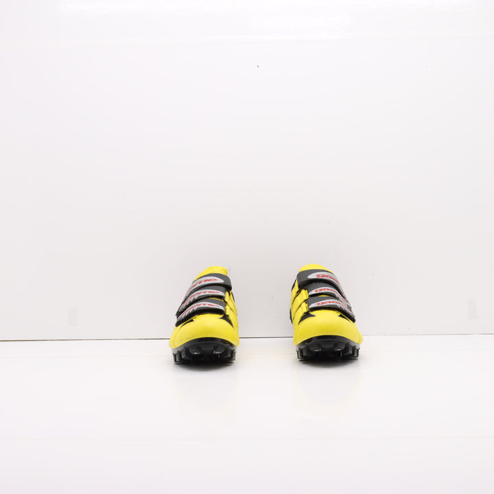Gaerne Mtb Strappo Scarpe da Bicicletta Nere e Gialle Eur 39 Unisex