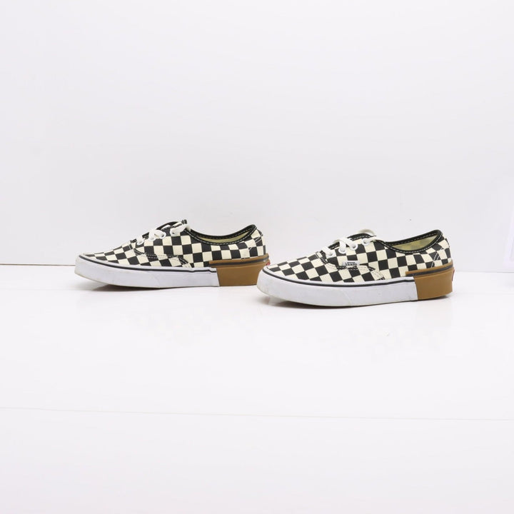 Vans Authentic Basse Bianche e Nere a Quadri Eur 36 Unisex