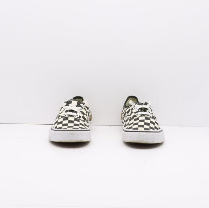 Vans Authentic Basse Bianche e Nere a Quadri Eur 36 Unisex