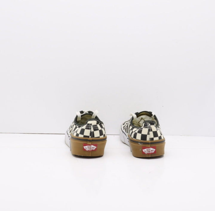 Vans Authentic Basse Bianche e Nere a Quadri Eur 36 Unisex
