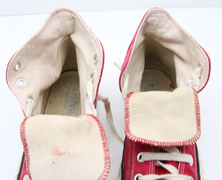 Converse All Star Made in USA Alte Col. Rosso US 5.5 scarpe vintage