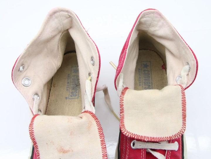 Converse All Star Made in USA Alte Col. Rosso US 5.5 scarpe vintage