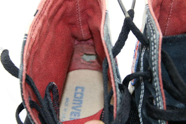 Converse All Star Made in USA Alte Col. Nero US 6.5 scarpe vintage