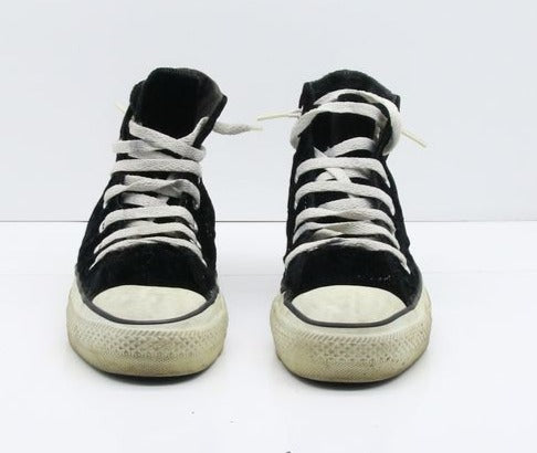 Converse All Star Made in USA Alte Col. Nero US 5 scarpe vintage