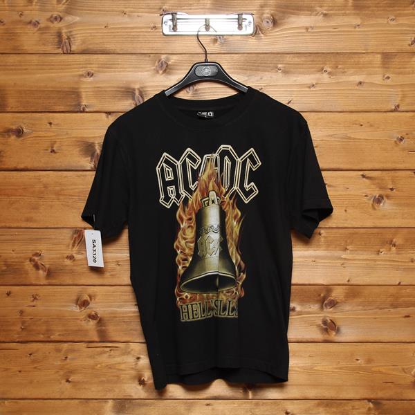AC-DC T-Shirt Nera Taglia L Unisex