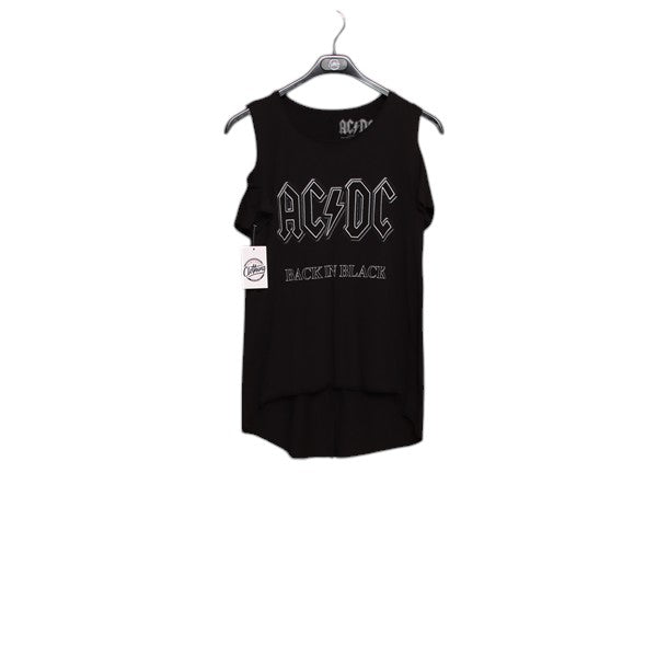 AC DC t-shirt nera taglia S donna